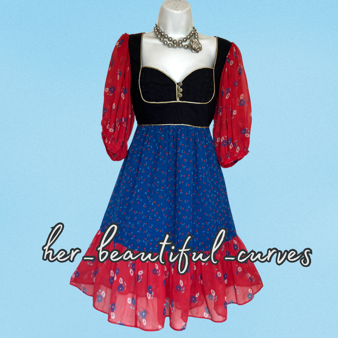 MONSOON VINTAGE STYLE TUNIC COCKTAIL PARTY DRESS SIZE 14 new