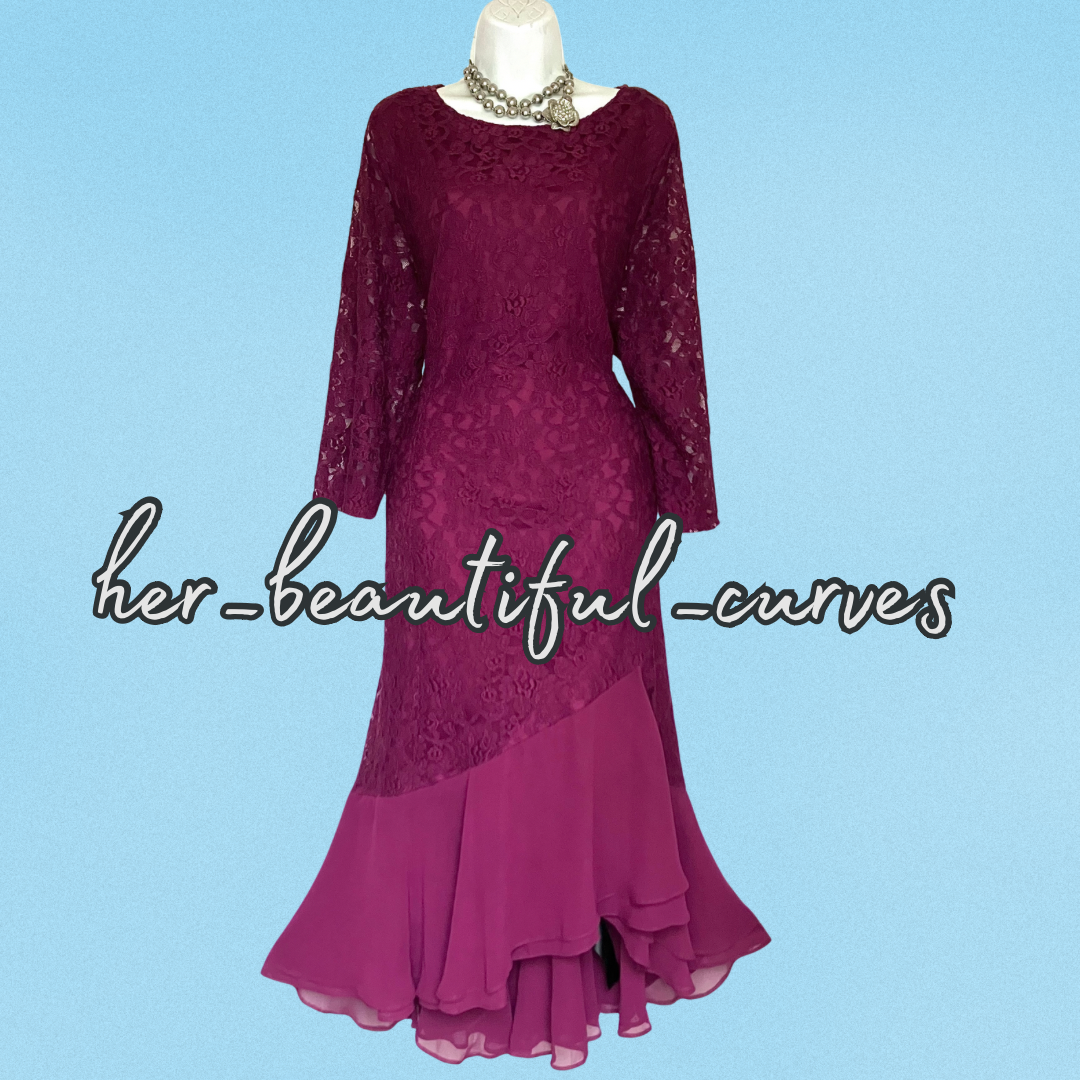 JOANNA HOPE EMBROIDERED FLORAL WEDDING OCCASION PARTY DRESS SIZE 22