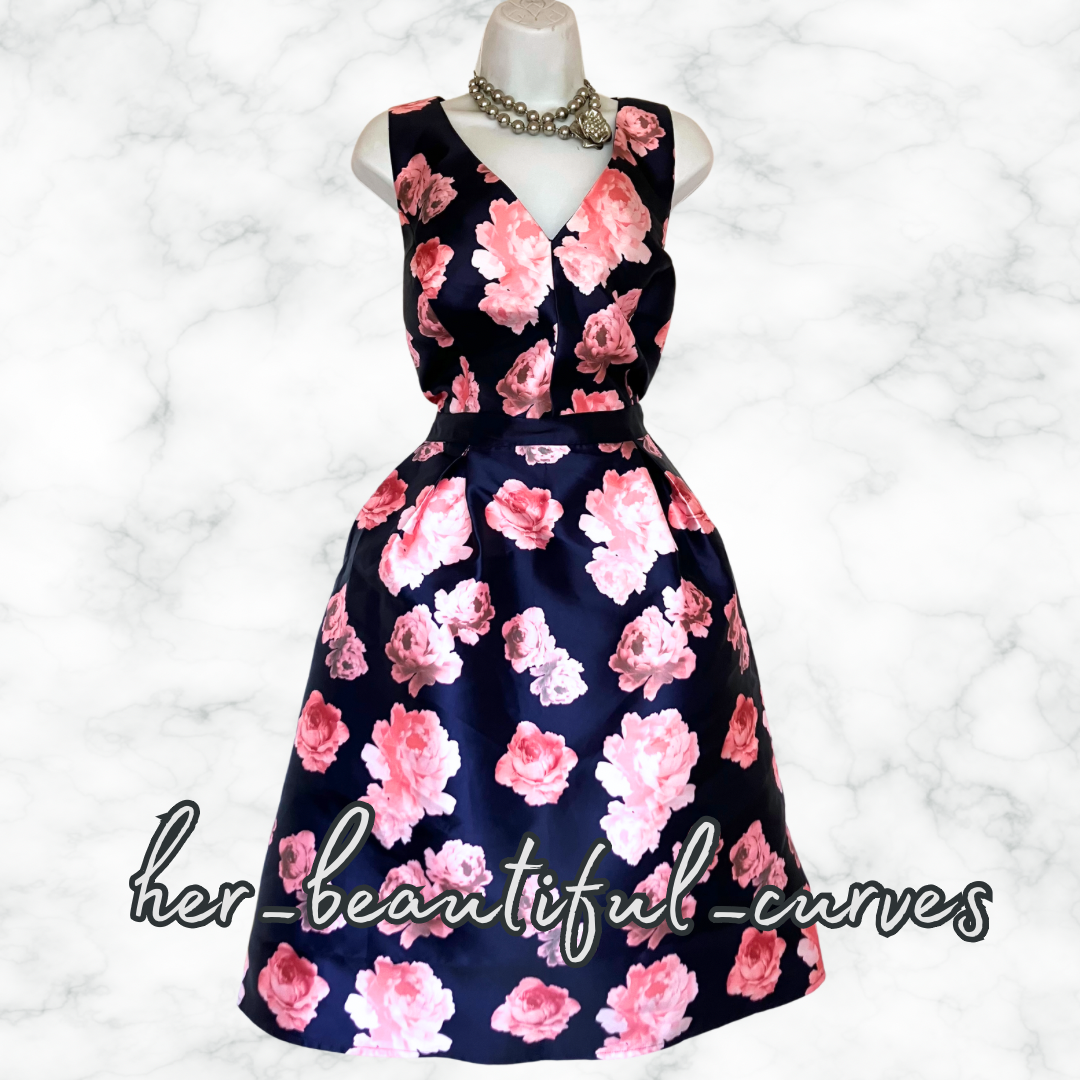 CHI CHI LONDON CURVE FLORAL WEDDING OCCASION PARTY DRESS SIZE 20