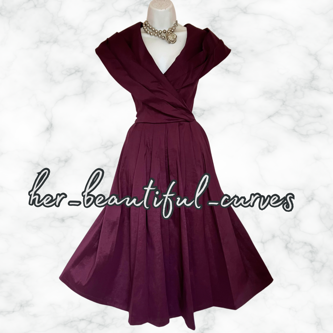 LINDY BOP VINTAGE STYLE WEDDING OCCASION PARTY DRESS SIZE 16