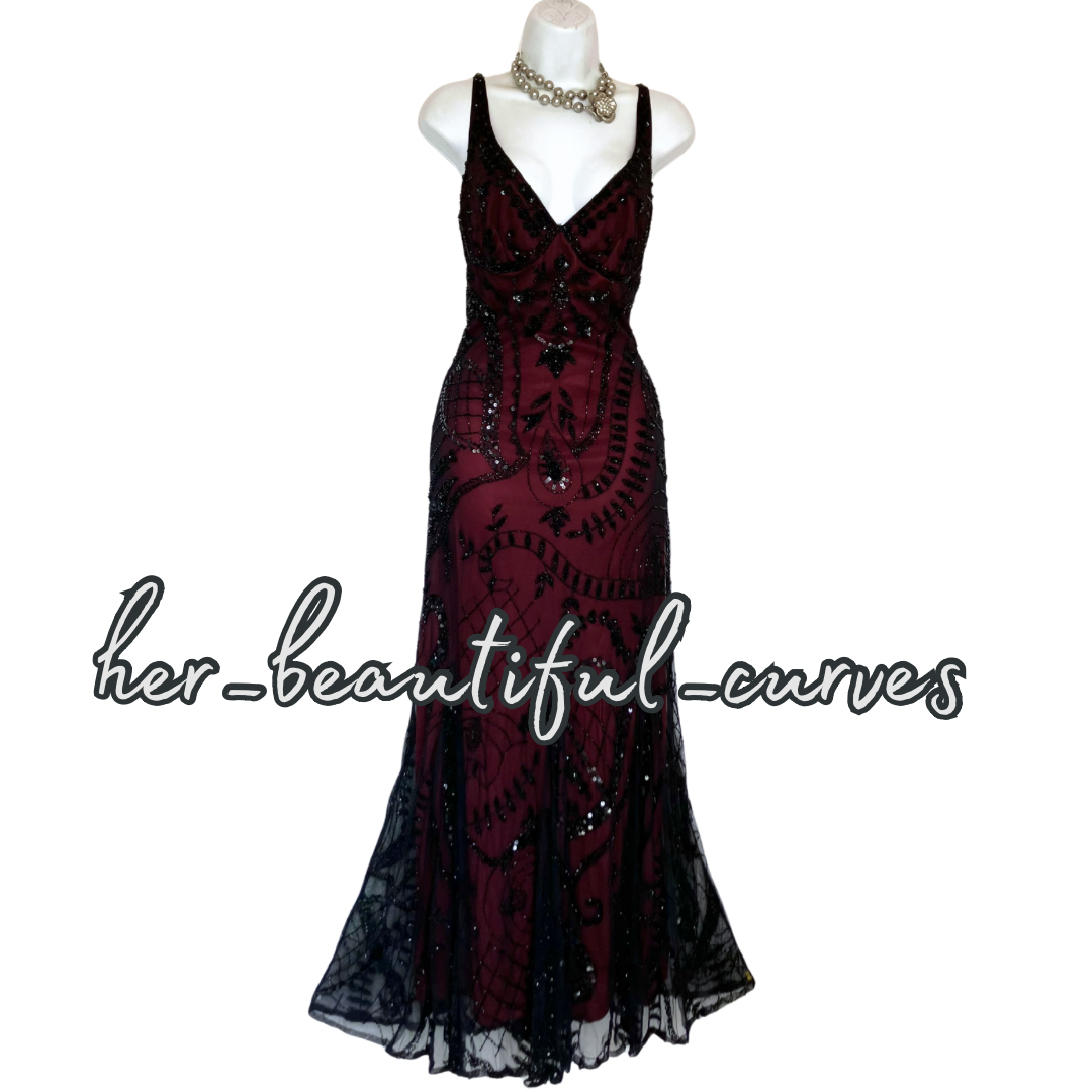 PRINCIPLES 20s GATSBY OCCASION EVENING PARTY DRESS SIZE 16