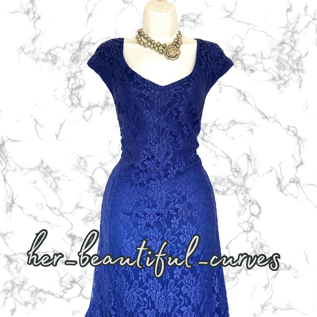 NIGHTINGALES EMBROIDERED LACE WEDDING OCCASION PARTY DRESS & BOLERO SIZE 24