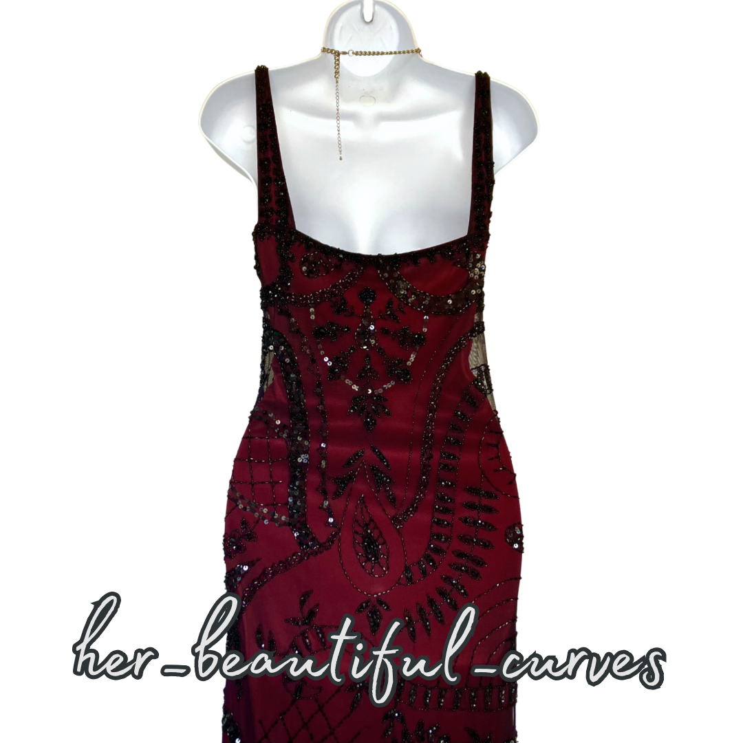 PRINCIPLES 20s GATSBY OCCASION EVENING PARTY DRESS SIZE 16