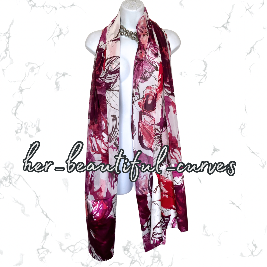 ANN HARVEY FLORAL MAXI WEDDING OCCASION PARTY DRESS SIZE 18 with matching shawl