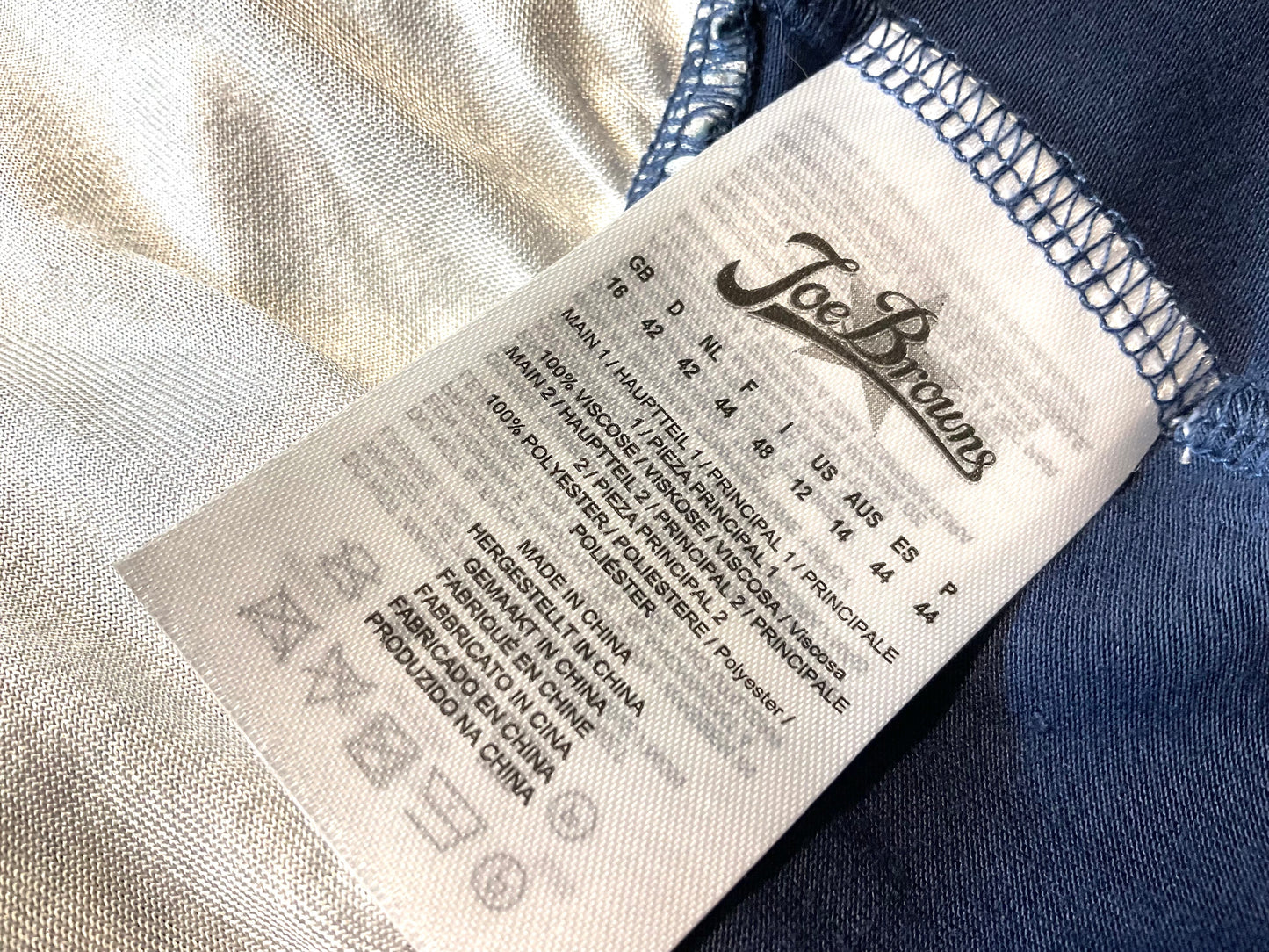 JOE BROWNS QUIRKY & UNIQUE JERSEY PARTY DRESS SIZE 16