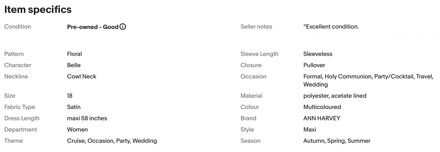 ANN HARVEY FLORAL MAXI WEDDING OCCASION PARTY DRESS SIZE 18 with matching shawl