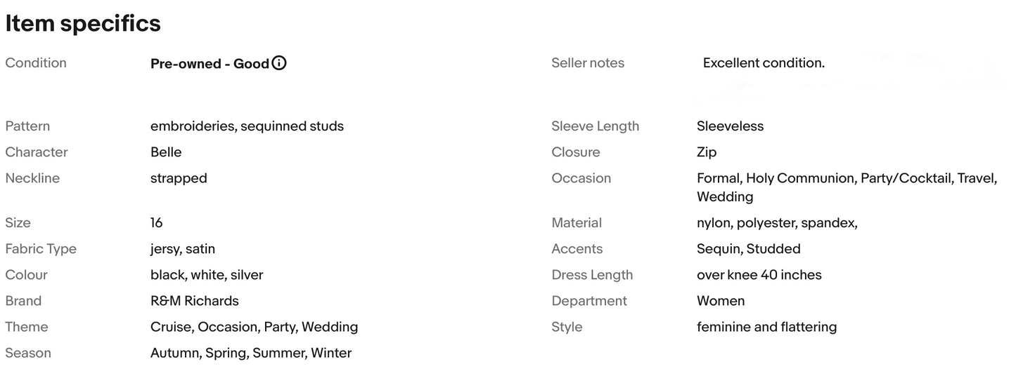 R&M RICHARDS EMBROIDERIES & SEQUINS MOTHER OF BRIDE PARTY DRESS & JACKET SIZE 16