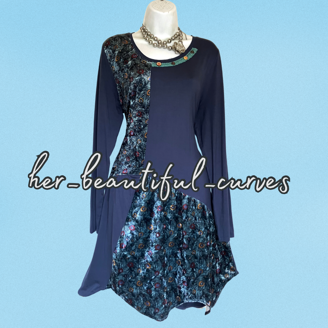 JOE BROWNS QUIRKY & UNIQUE JERSEY PARTY DRESS SIZE 16