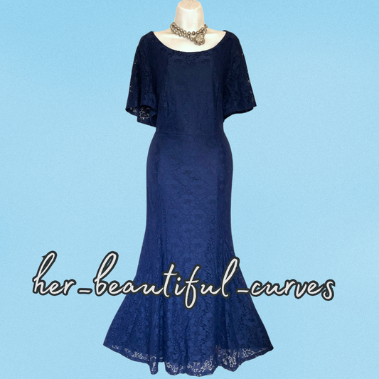 JOANNA HOPE EMBROIDERED FLORAL LACE WEDDING OCCASION PARTY DRESS SIZE 20 new