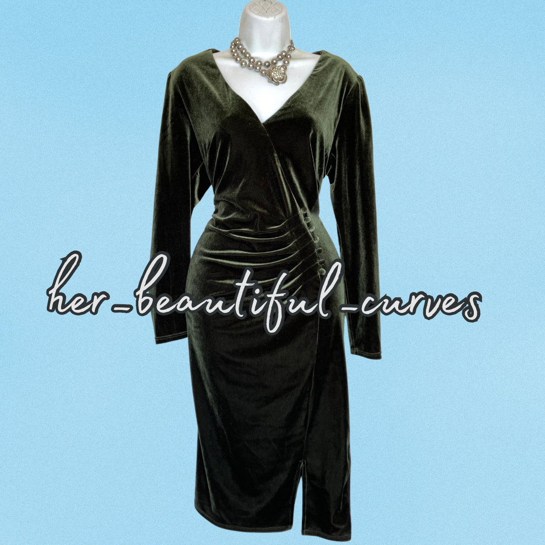 MONSOON RICH VELVET OCCASION PARTY DRESS SIZE 16