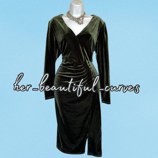 MONSOON RICH VELVET OCCASION PARTY DRESS SIZE 16