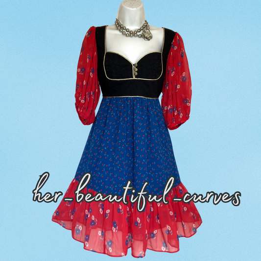 MONSOON VINTAGE STYLE TUNIC COCKTAIL PARTY DRESS SIZE 14 new
