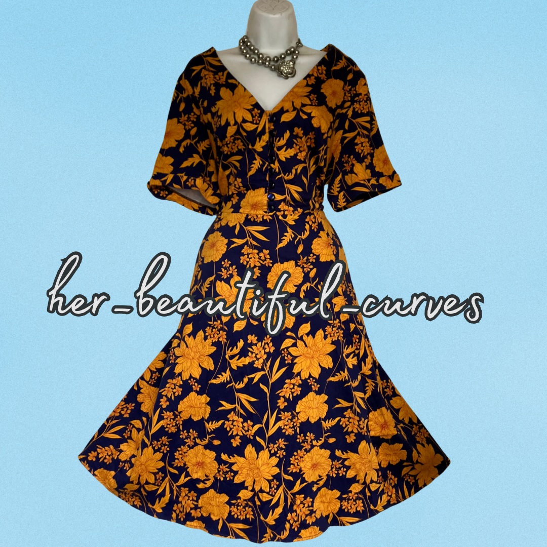 JOE BROWNS FLORAL DRESS WEDDING OCCASION PARTY SIZE 22