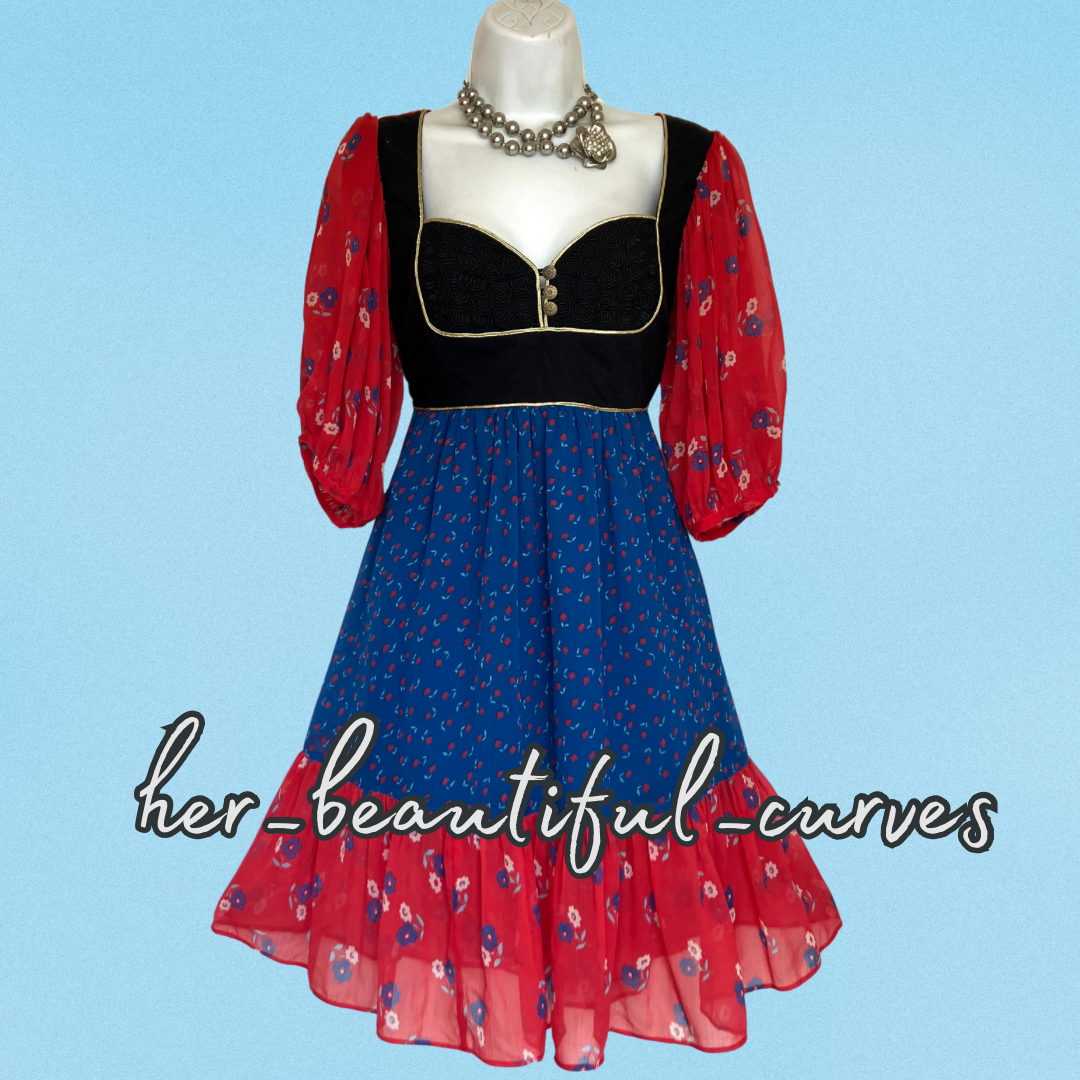 MONSOON VINTAGE STYLE TUNIC COCKTAIL PARTY DRESS SIZE 14 new