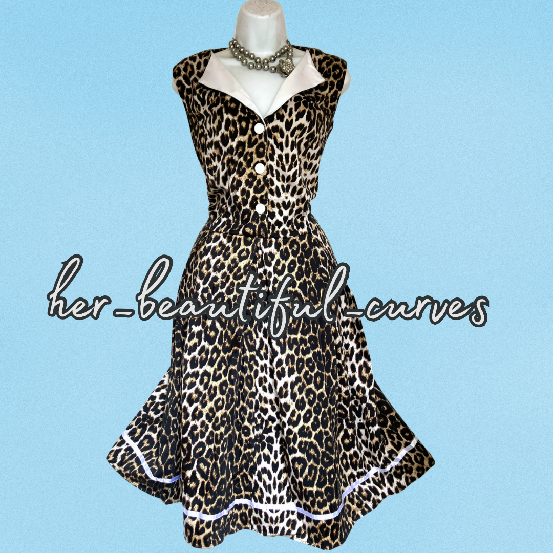 JOE BROWNS ANIMAL PRINT WEDDING OCCASION PARTY DRESS SIZE 22
