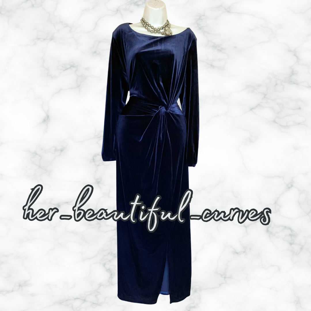 JOANNA HOPE RICH VELVET WEDDING OCCASION PARTY DRESS SIZE 24