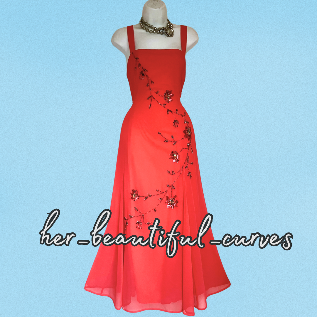 JOANNA HOPE SEQUINED BEADED WEDDING OCCASION PARTY DRESS & BOLERO SIZE 18