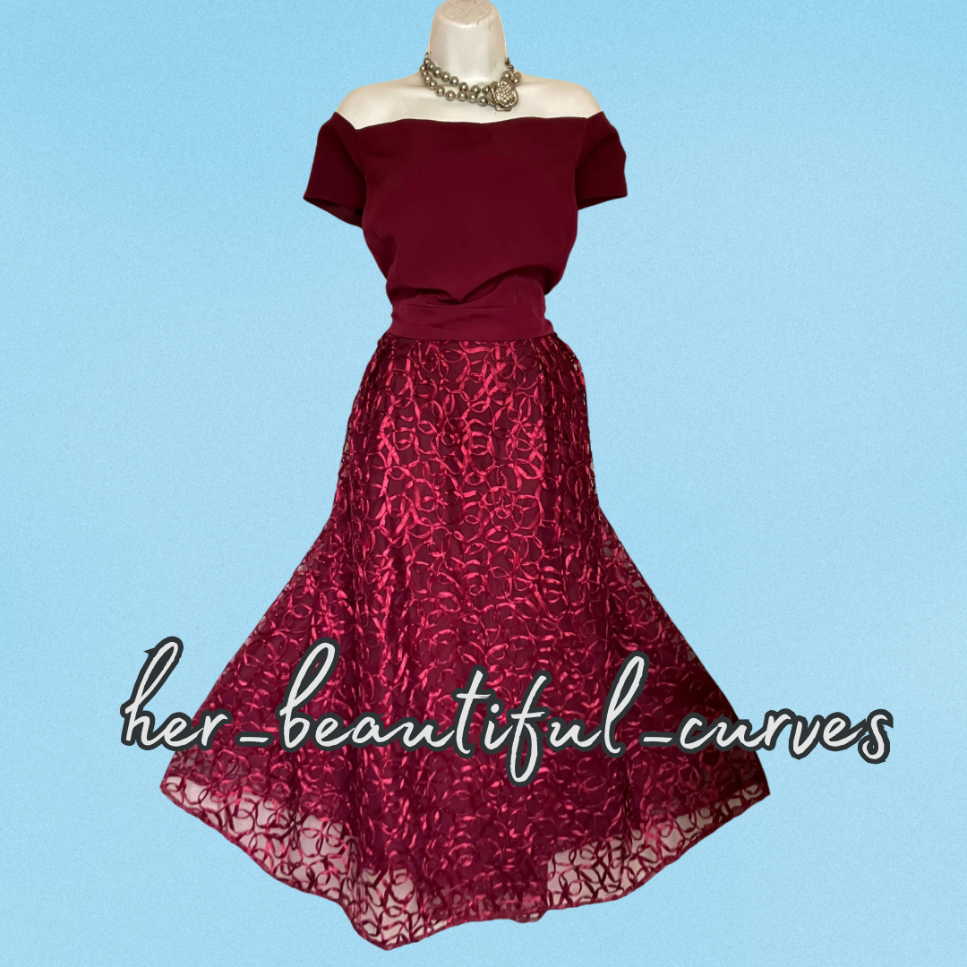 COAST CURVE TAPE WORK WEDDING OCCASION EVENING PARTY DRESS SIZE 24