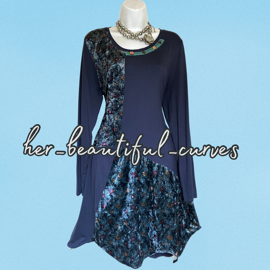 JOE BROWNS QUIRKY & UNIQUE JERSEY PARTY DRESS SIZE 16