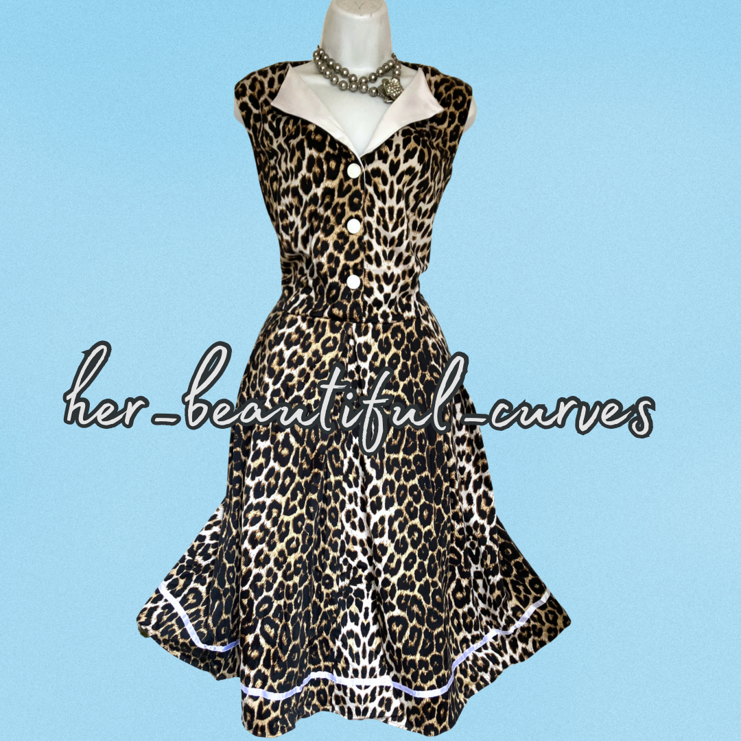 JOE BROWNS ANIMAL PRINT WEDDING OCCASION PARTY DRESS SIZE 22