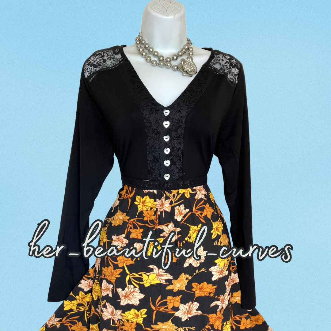 JOE BROWNS QUIRKY & UNIQUE HANDKERCHIEF HEM JERSEY PARTY DRESS SIZE 16 new