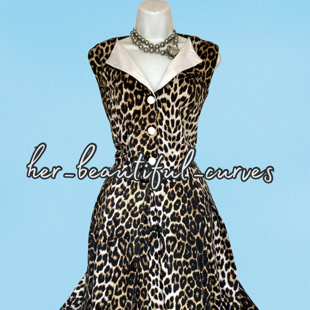 JOE BROWNS ANIMAL PRINT WEDDING OCCASION PARTY DRESS SIZE 22