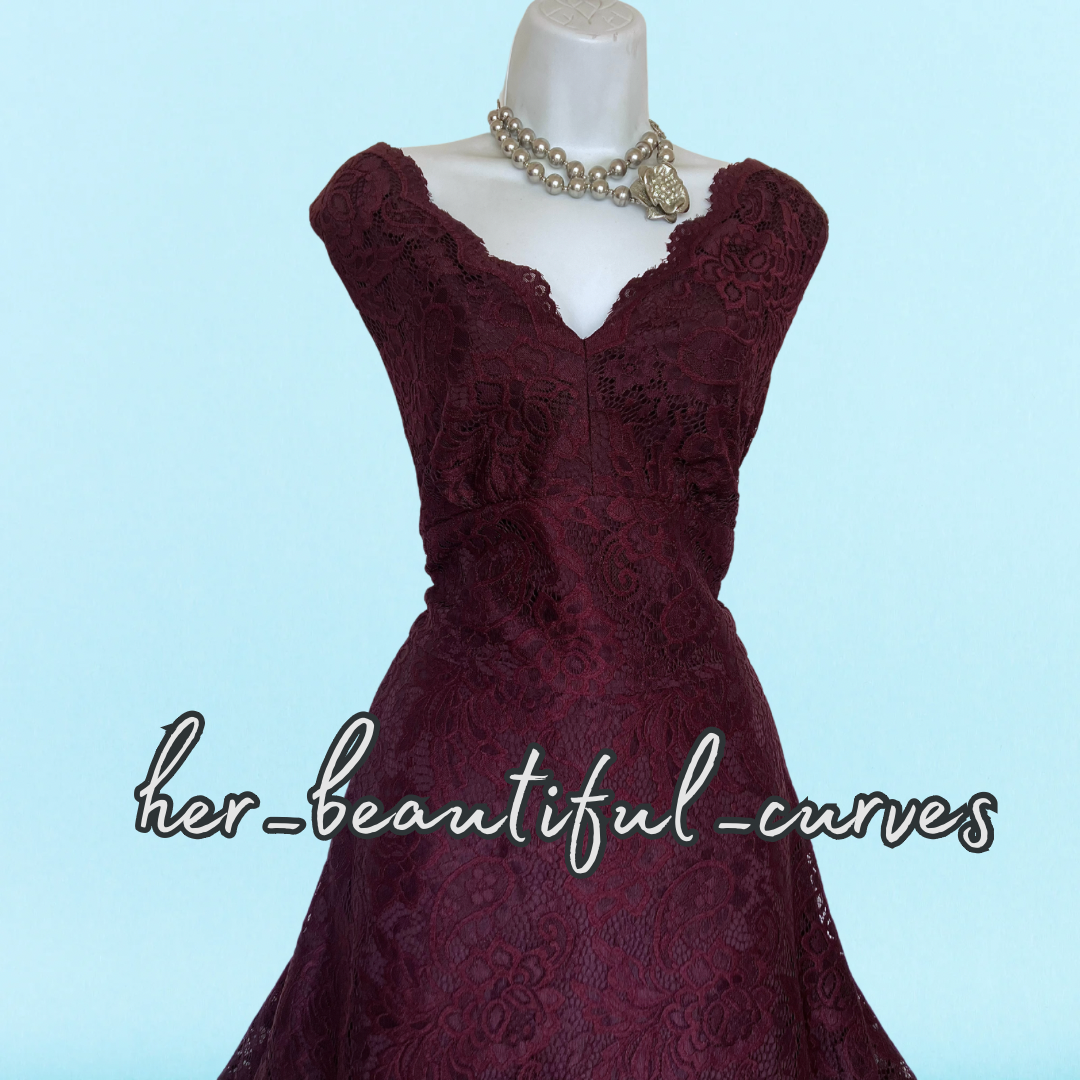 EXQUISITE JOLIE MOI APPLIQUÉ BLOOMS 50's STYLE FLARED PARTY DRESS SIZE 20
