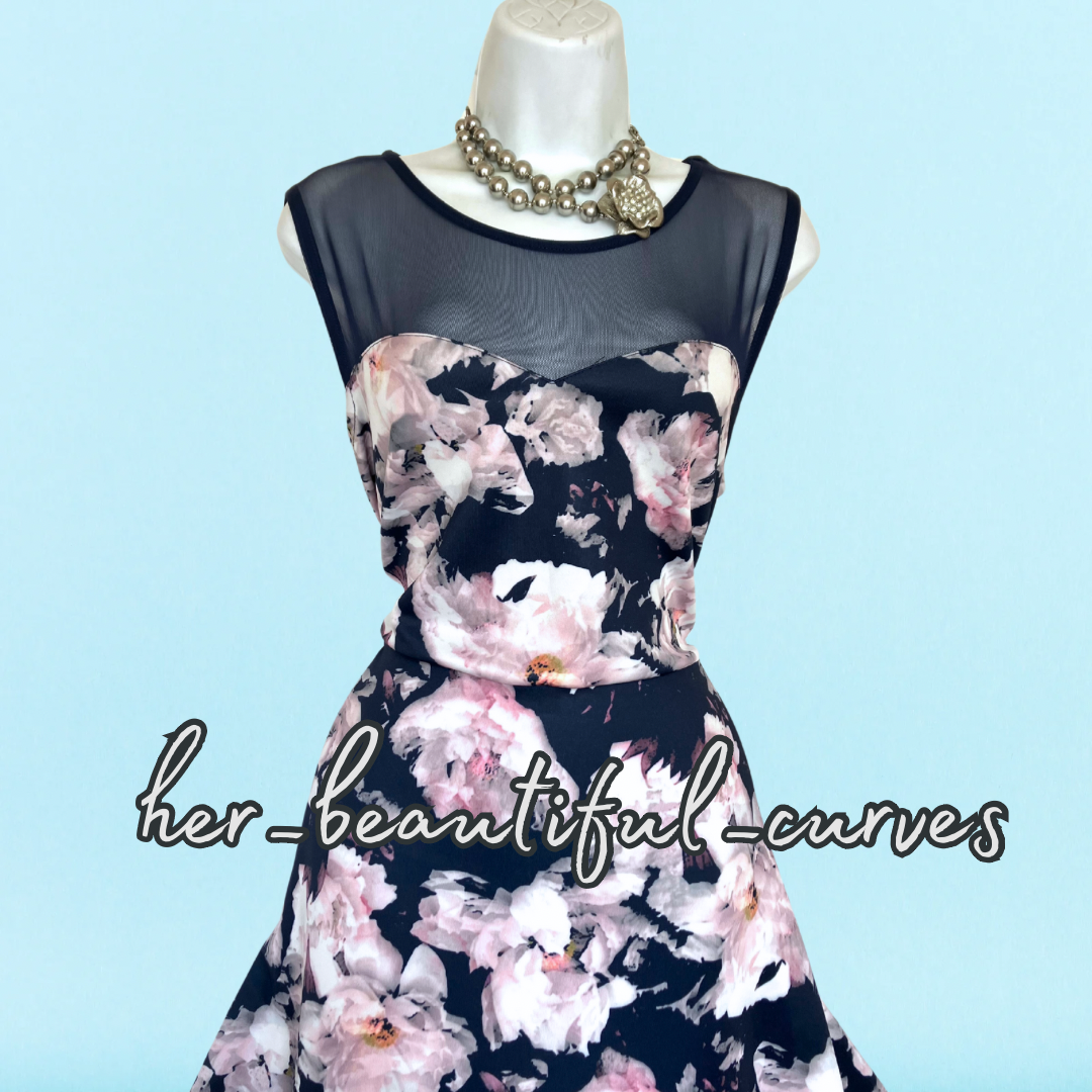 JOANNA HOPE FLORAL PRINT WEDDING OCCASION PARTY DRESS SIZE 18