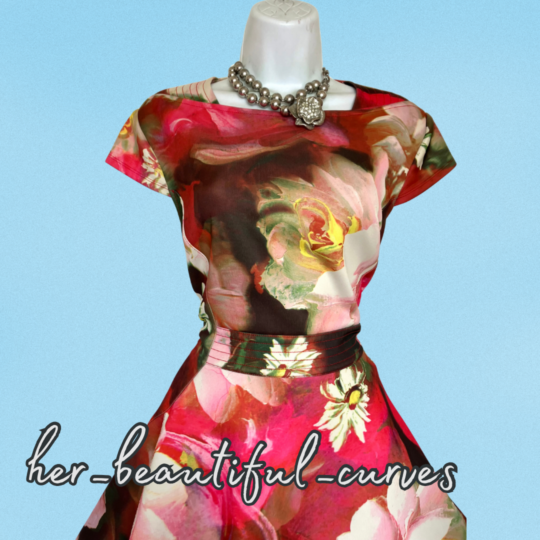 TED BAKER FLORAL PRINT WEDDING OCCASION PARTY DRESS TED SIZE 4 UK SIZE 14