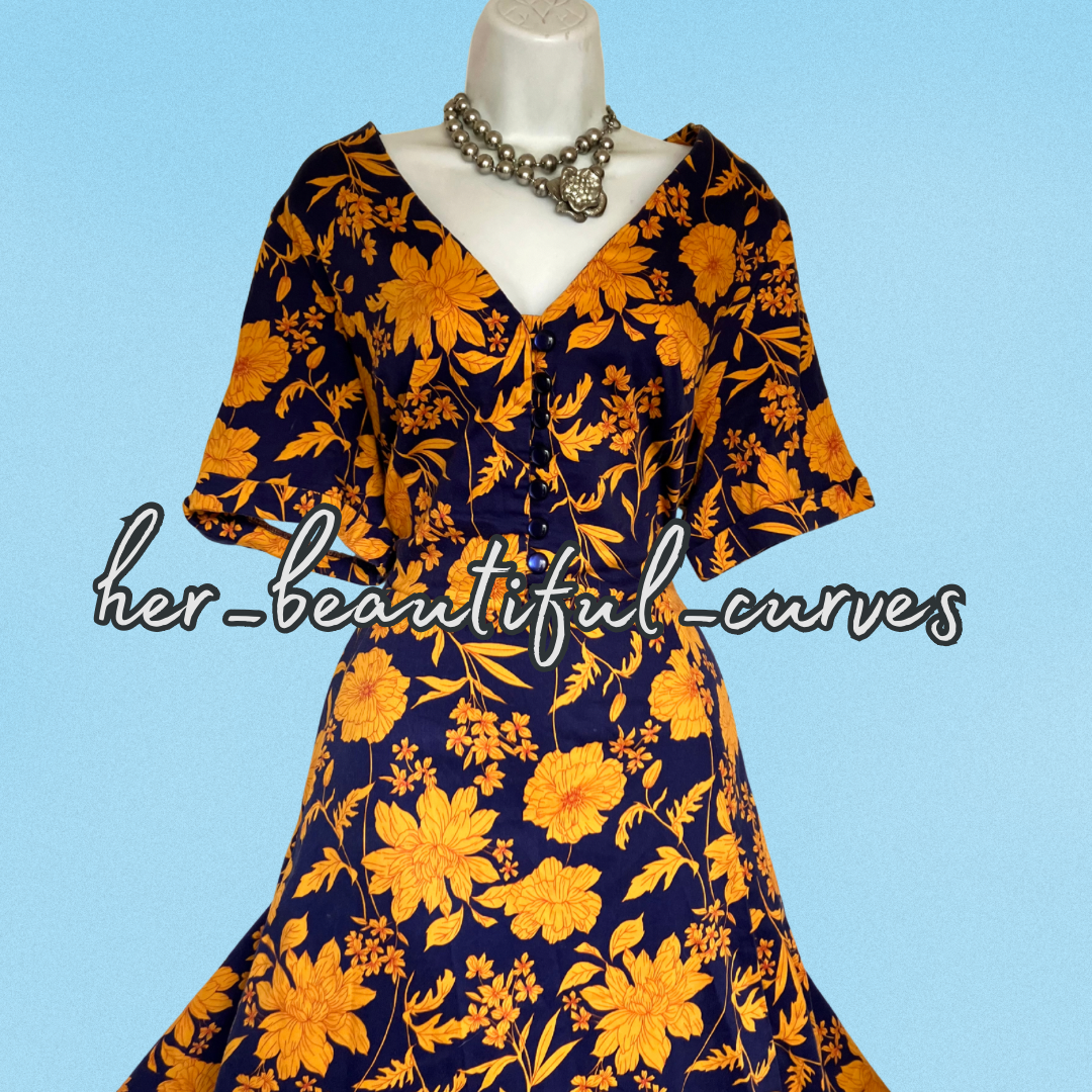 JOE BROWNS FLORAL DRESS WEDDING OCCASION PARTY SIZE 22