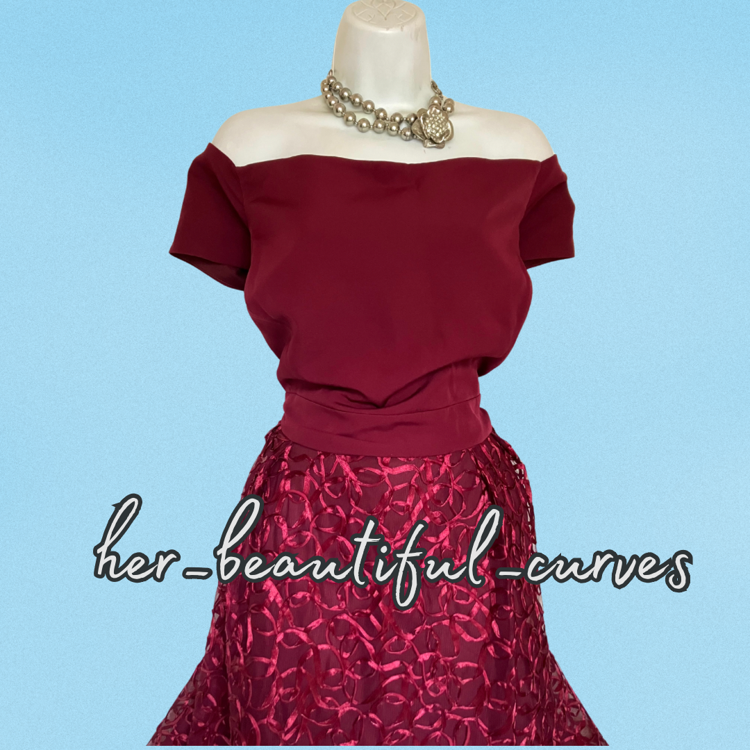 COAST CURVE TAPE WORK WEDDING OCCASION EVENING PARTY DRESS SIZE 24