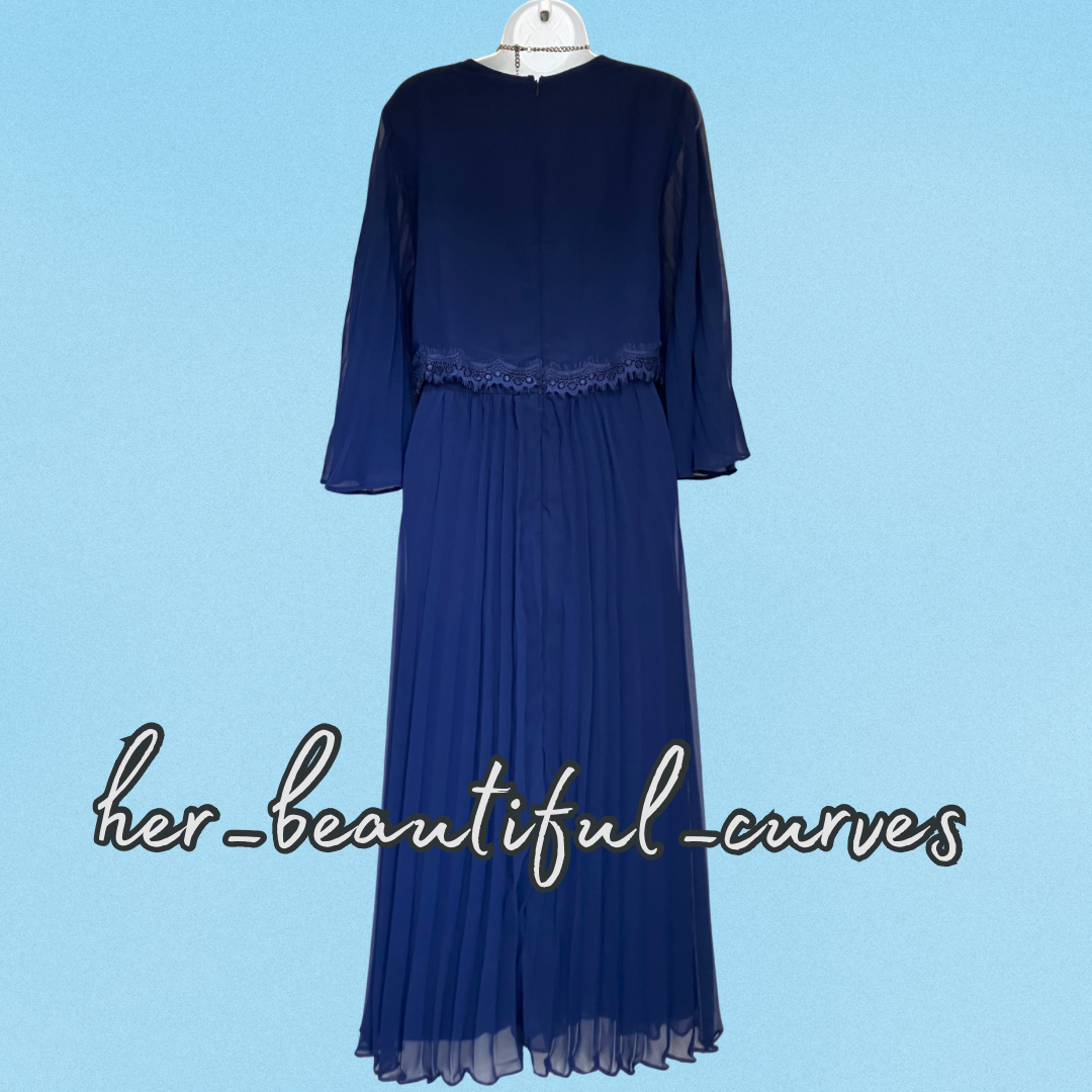 ASOS EMBROIDERED FLORAL OVERLAY OCCASION PARTY DRESS SIZE UK 18