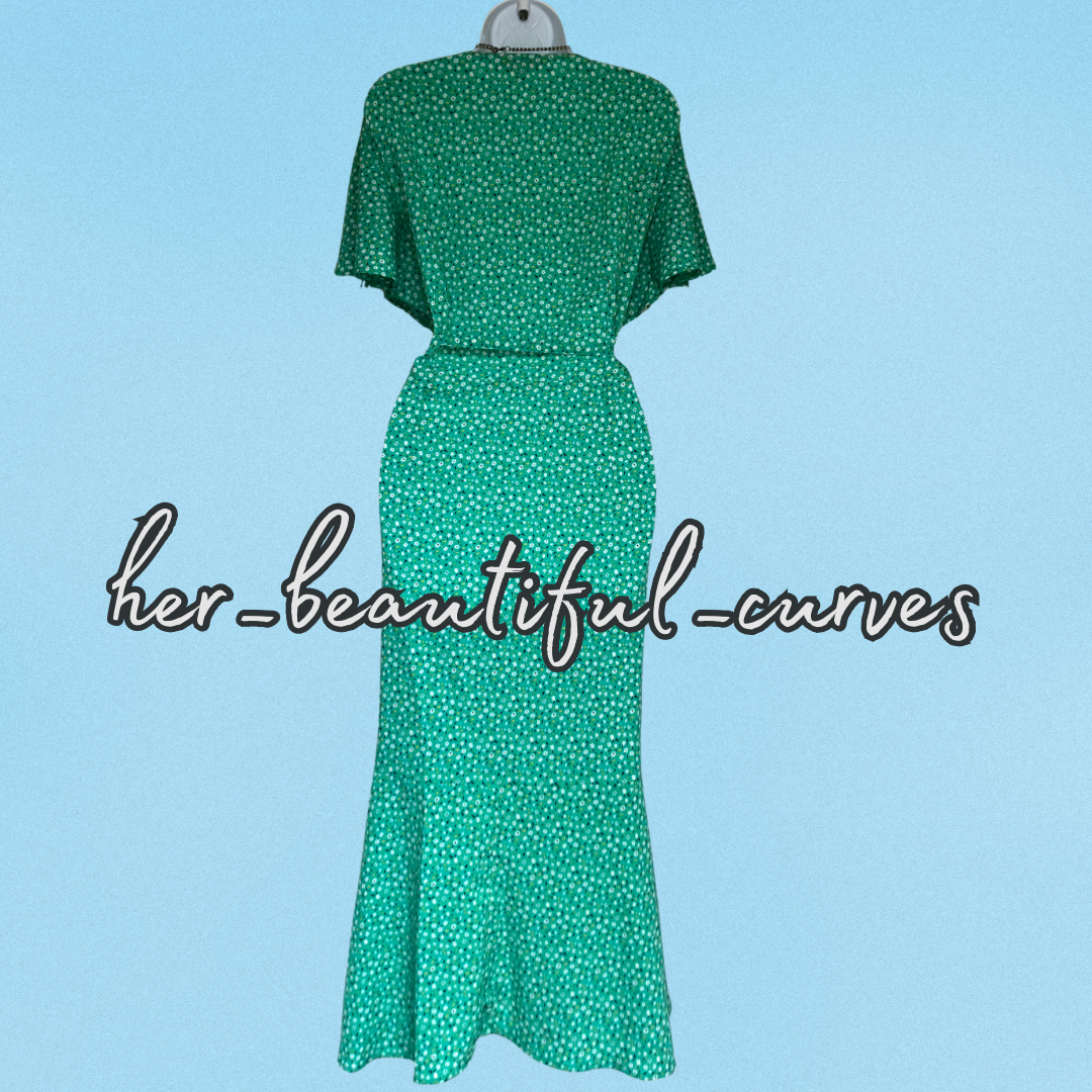 JOE BROWNS FLORAL PRINT WEDDING OCCASION WRAP PARTY DRESS SIZE 24