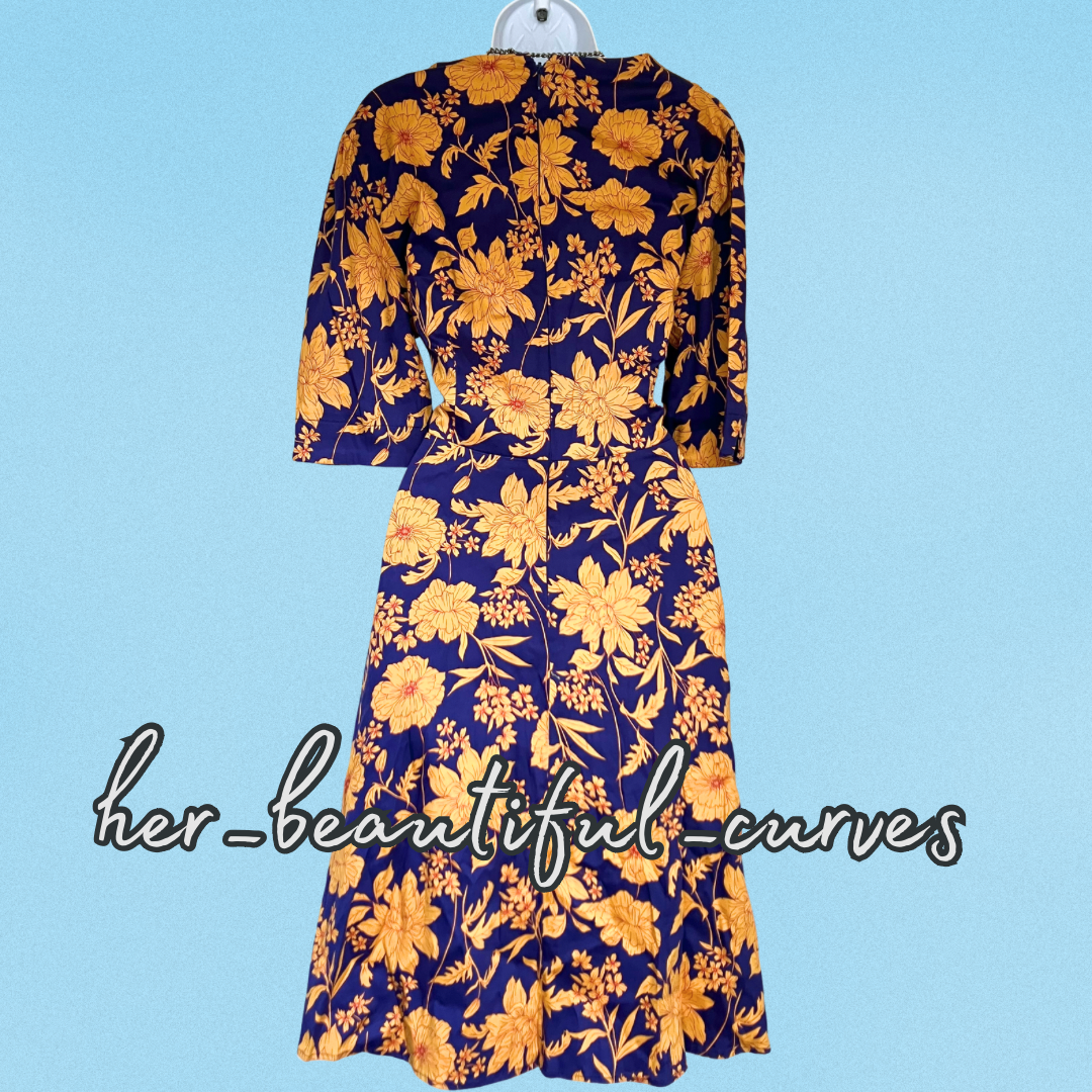 JOE BROWNS FLORAL PRINT OCCASION PARTY DRESS SIZE 16