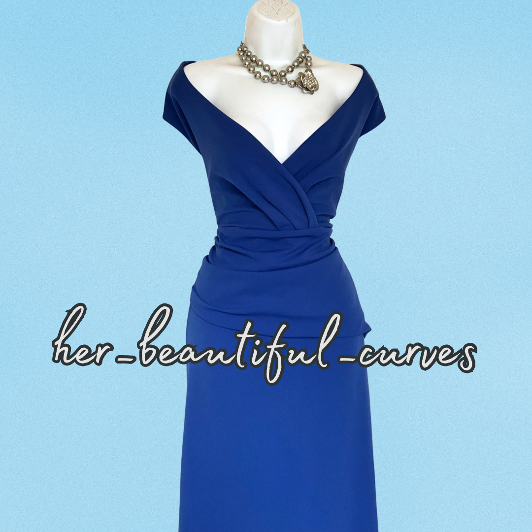 QUIZ BLUE MAXI WEDDING EVENING PARTY DRESS SIZE 20