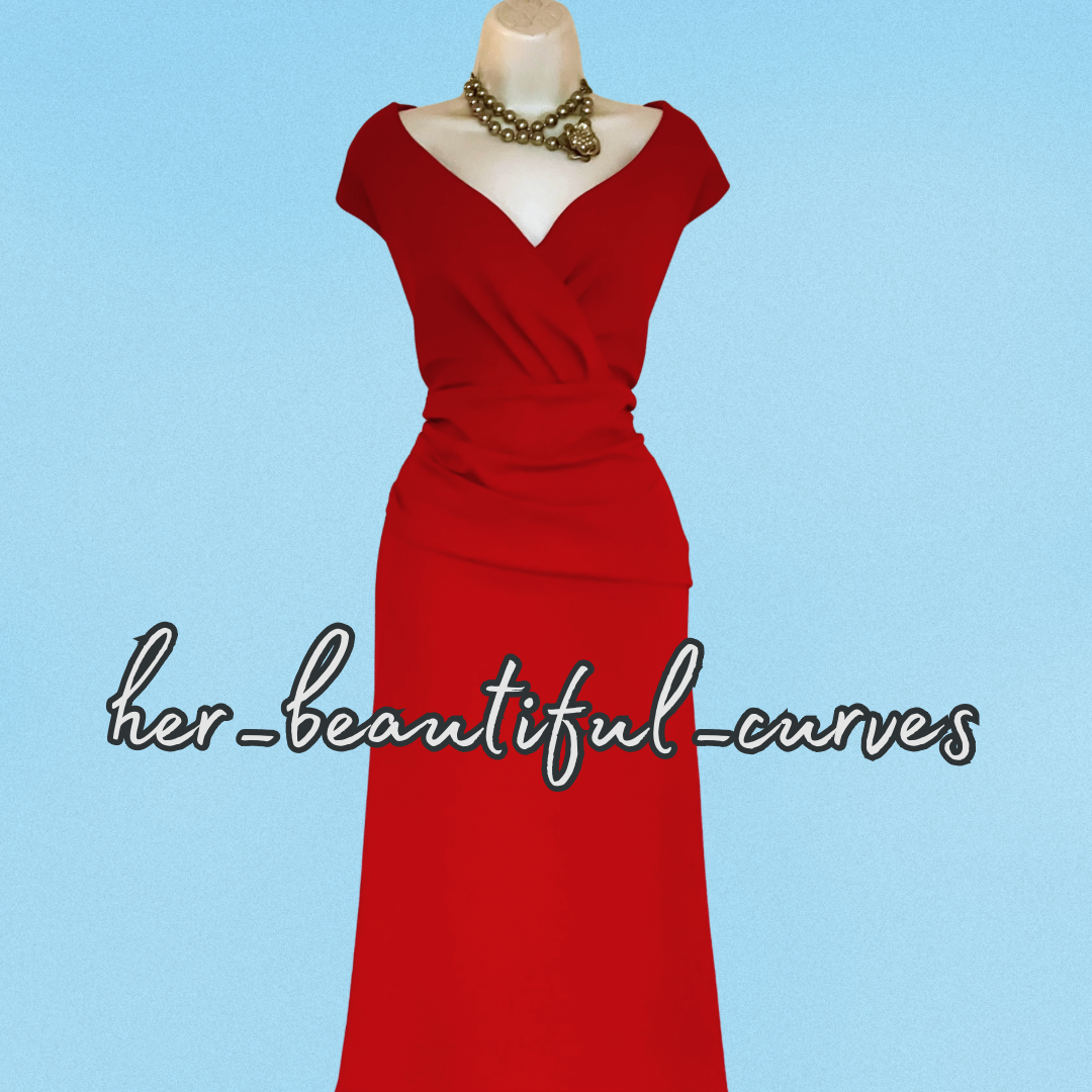 QUIZ RED MAXI WEDDING EVENING PARTY DRESS SIZE 22