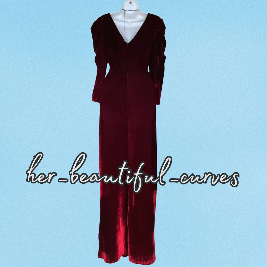 MONSOON RICH VELVET PUFF SLEEVE MAXI EVENING PARTY DRESS SIZE 18