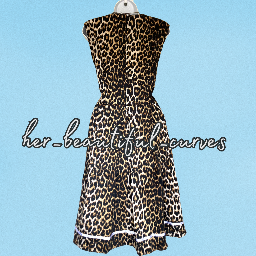 JOE BROWNS ANIMAL PRINT WEDDING OCCASION PARTY DRESS SIZE 22