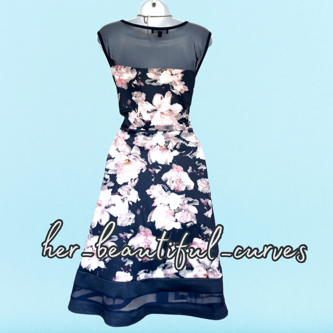 JOANNA HOPE FLORAL PRINT WEDDING OCCASION PARTY DRESS SIZE 18
