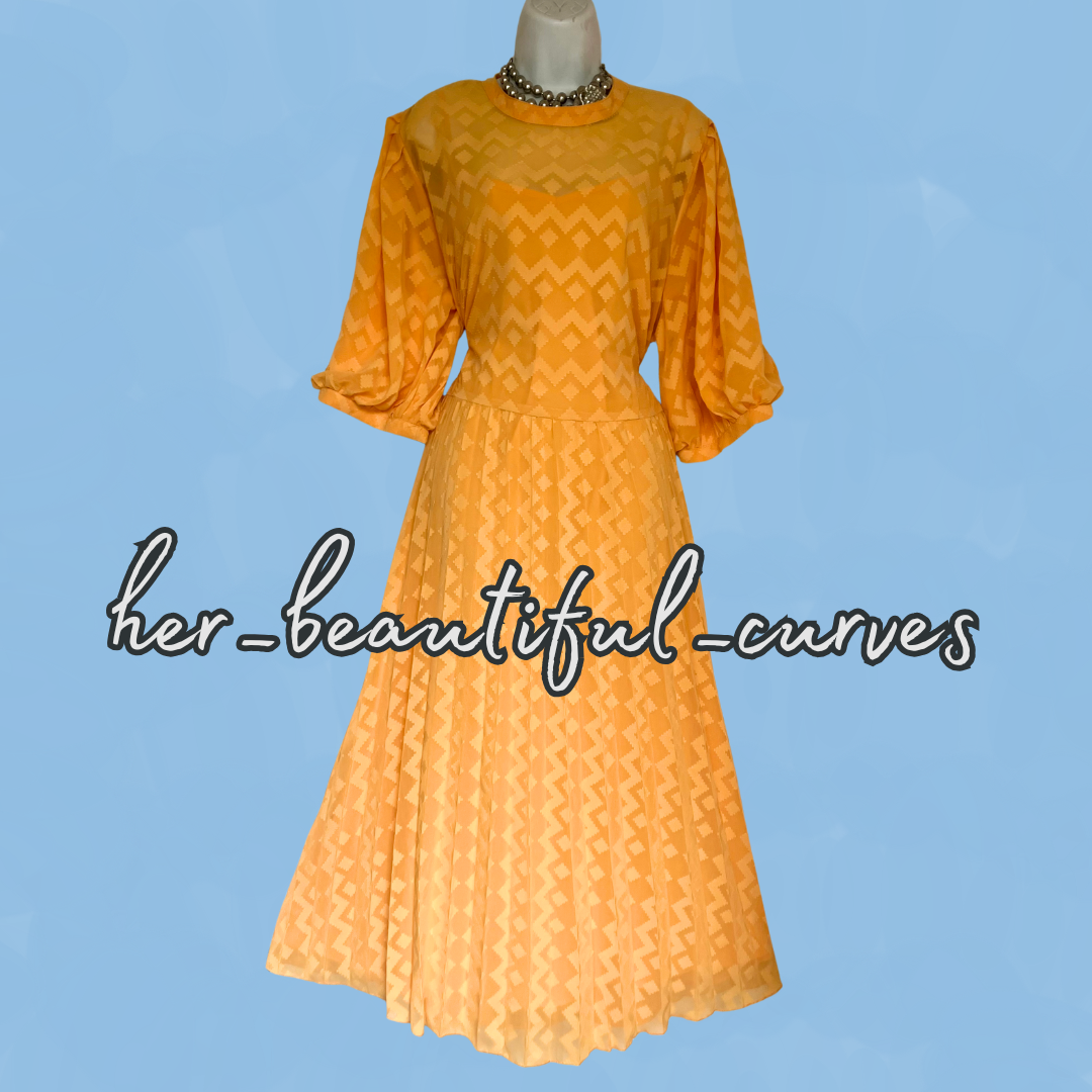 ASOS GEOMETRIC PATTERN PLEATED OCCASION WEDDING PARTY DRESS SIZE 22N