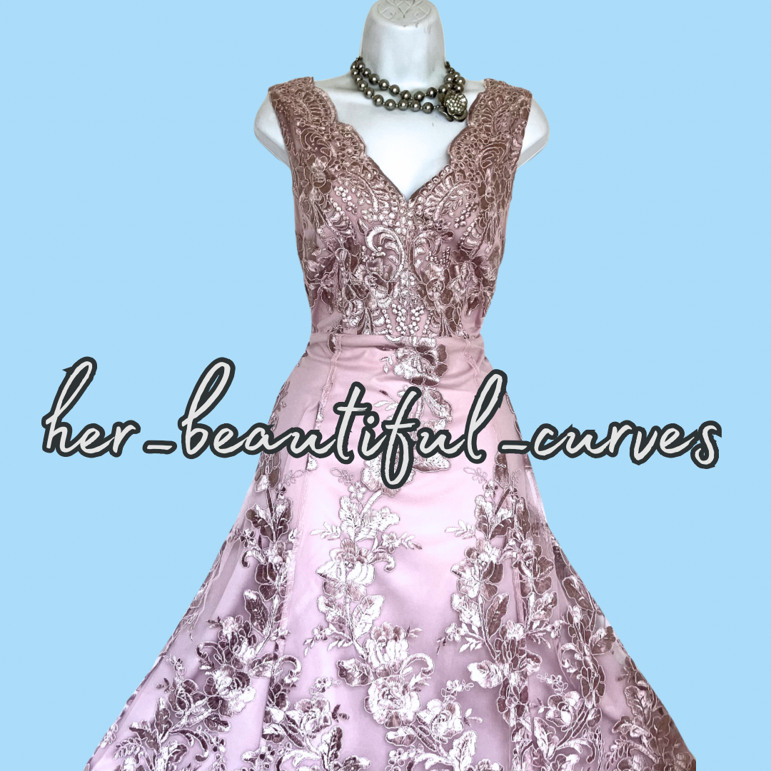 QUIZ SHIMMERING EMBROIDERED FLORAL HI LOW OCCASION WEDDING DRESS SIZE 16 new