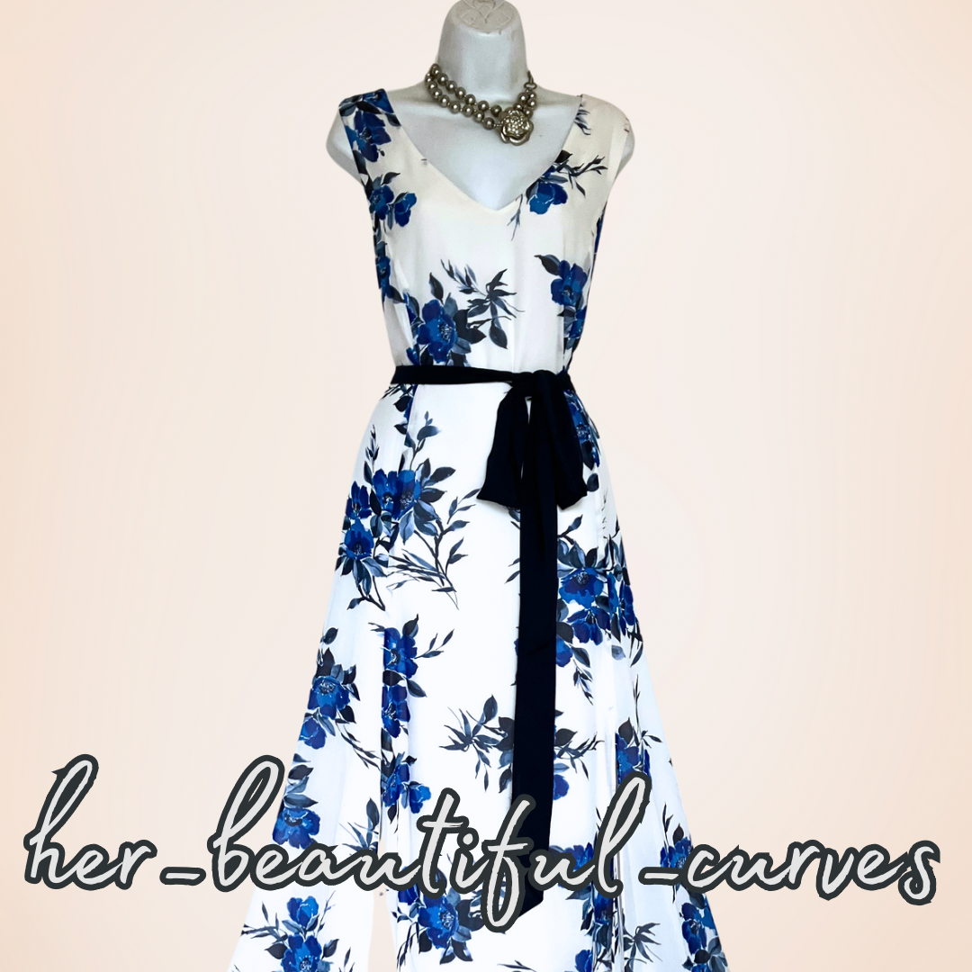 JACQUES VERT FLORAL PRINT WEDDING OCCASION PARTY MAXI DRESS SIZE 16 new