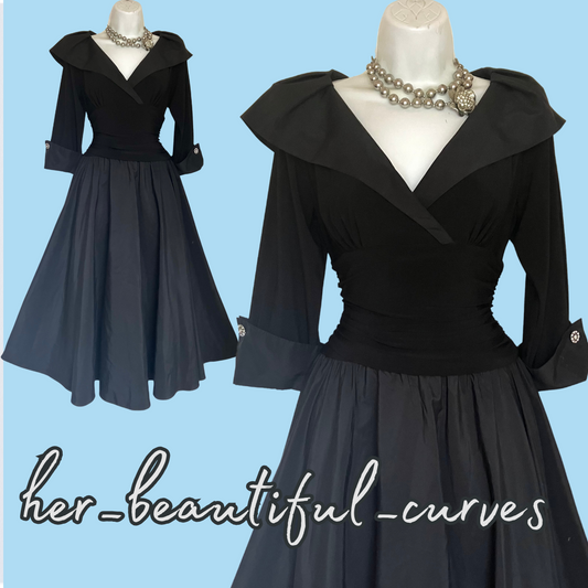 ELIZA J RICH BLACK EVENING OCCASION PARTY DRESS SIZE 12