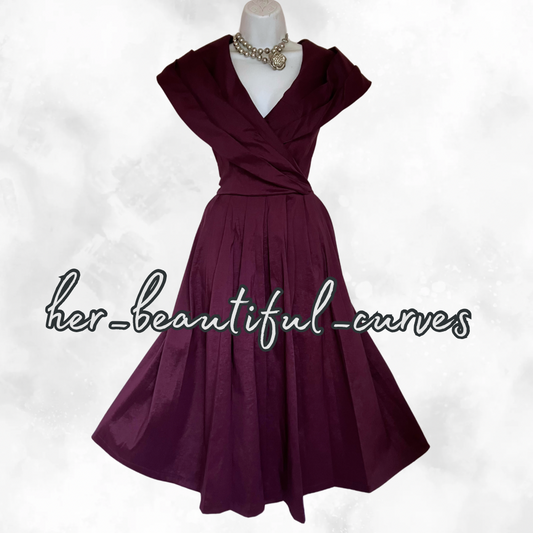 LINDY BOP VINTAGE STYLE WEDDING OCCASION PARTY DRESS SIZE 16