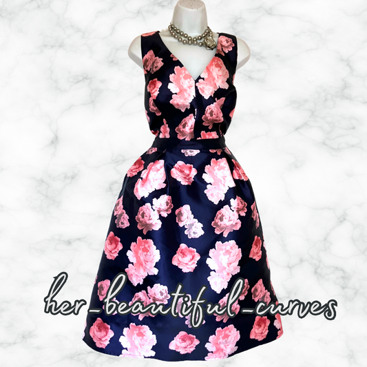 CHI CHI LONDON CURVE FLORAL WEDDING OCCASION PARTY DRESS SIZE 20