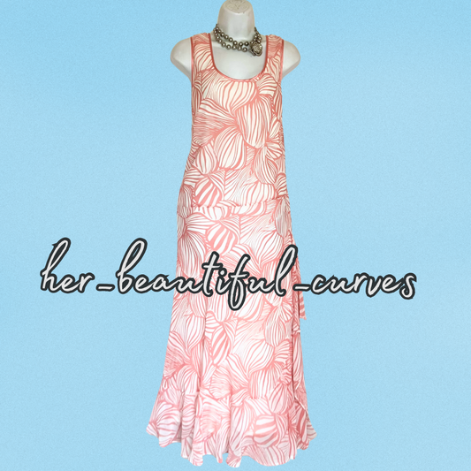 JACQUES VERT ART DECO PRINT MIDI WEDDING OCCASION PARTY DRESS SIZE 22