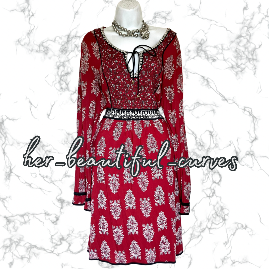 MONSOON BOHO STYLE FLORAL OCCASION PARTY DRESS SIZE 22