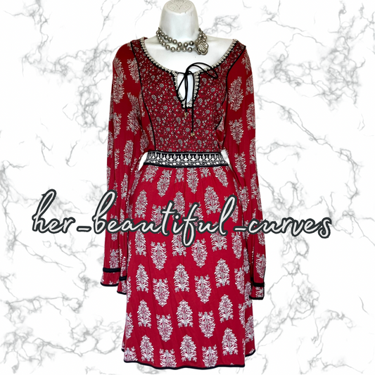 MONSOON BOHO STYLE FLORAL OCCASION PARTY DRESS SIZE 22