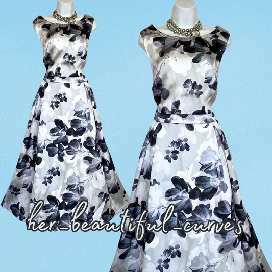 JOANNA HOPE FLORAL PRINT WEDDING OCCASION PARTY DRESS SIZE 18