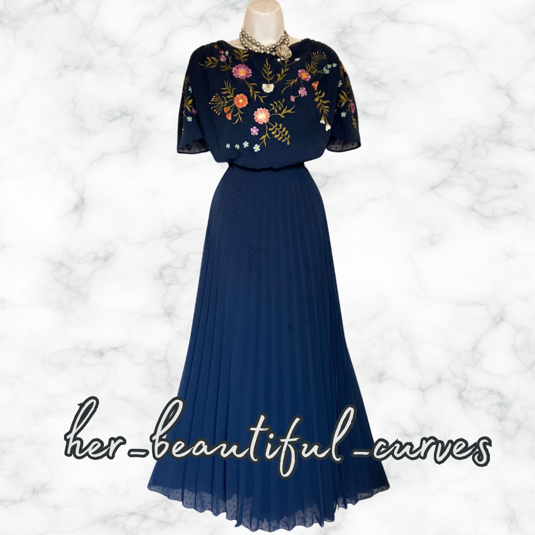ASOS Embroidered FLORAL MAXI OCCASION WEDDING PARTY DRESS SIZE 18